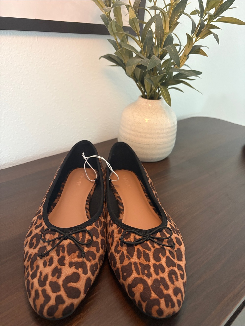 Old navy Leopard Print Women's Ballet Flats - Brown/Black